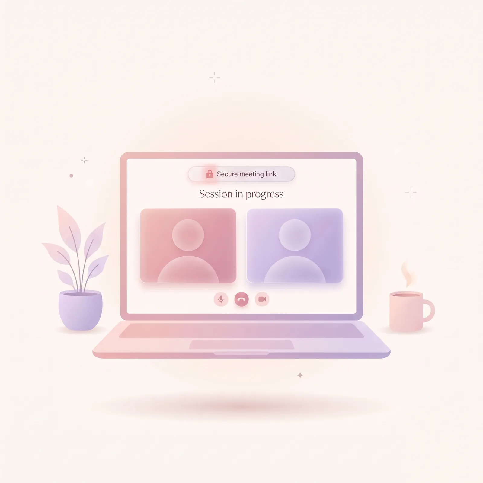 Meet on a secure link